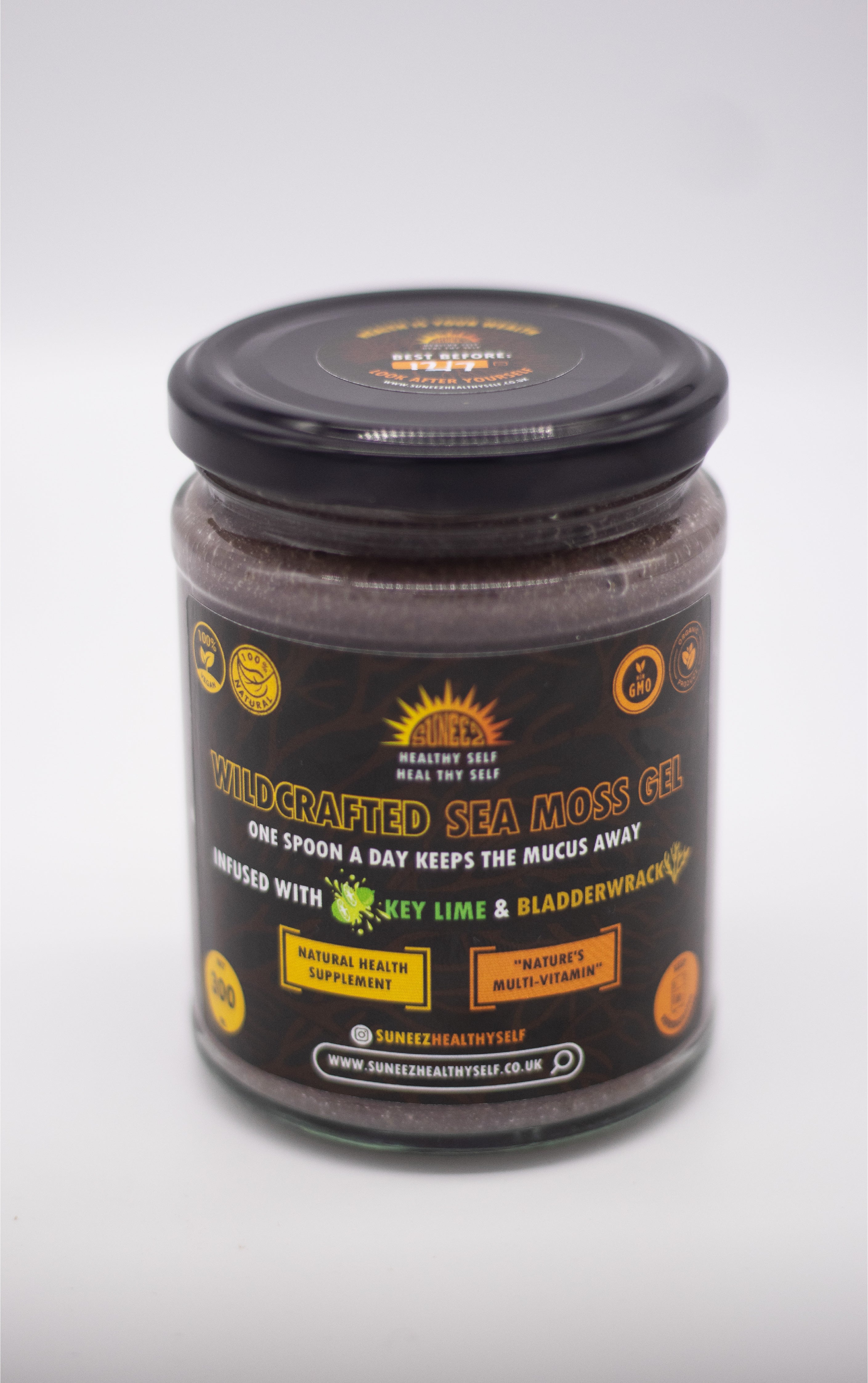 Wildcrafted Non-GMO Purple Sea Moss Gel